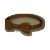 Brown bow tie